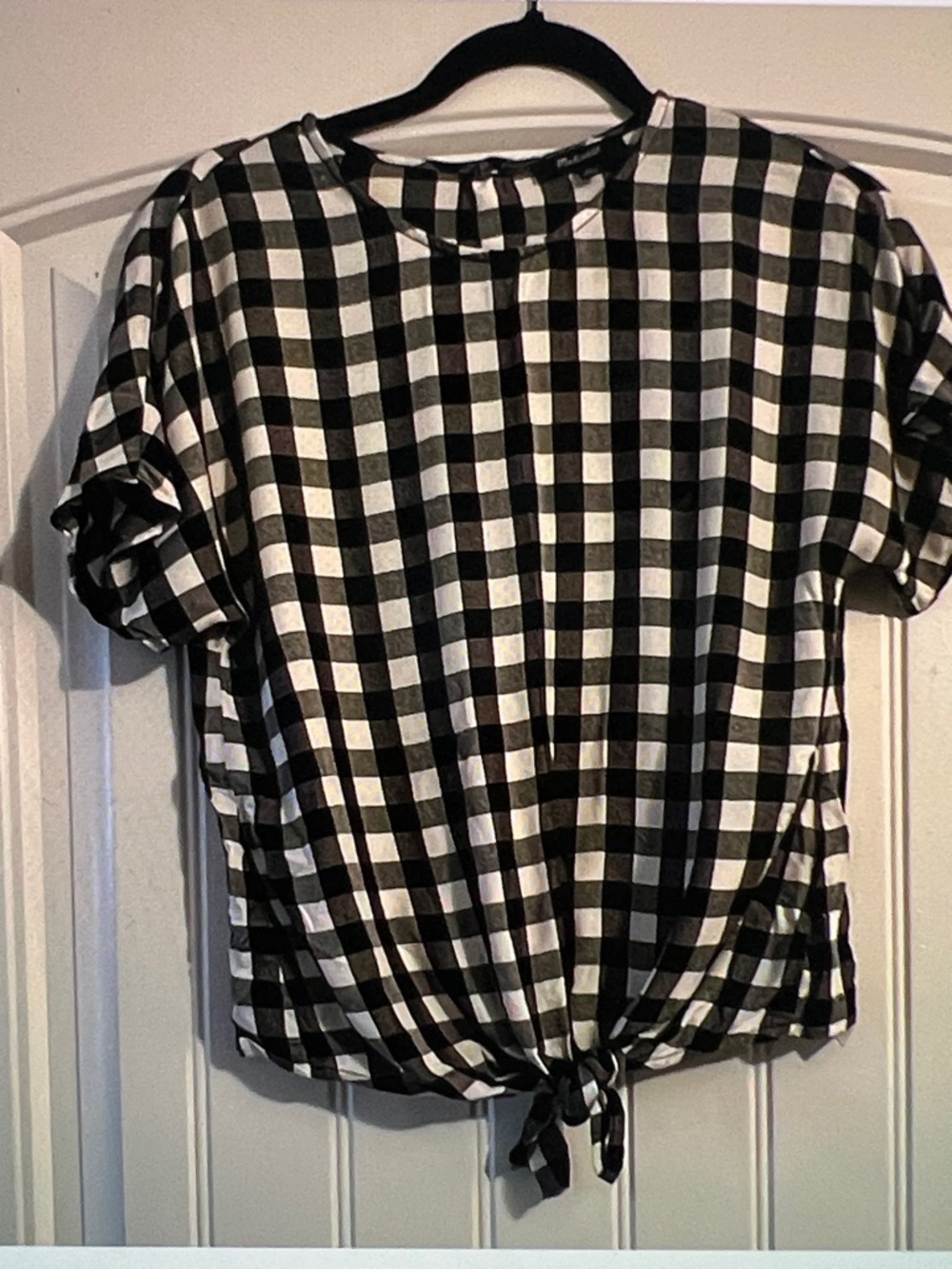 Madewell Button up back top